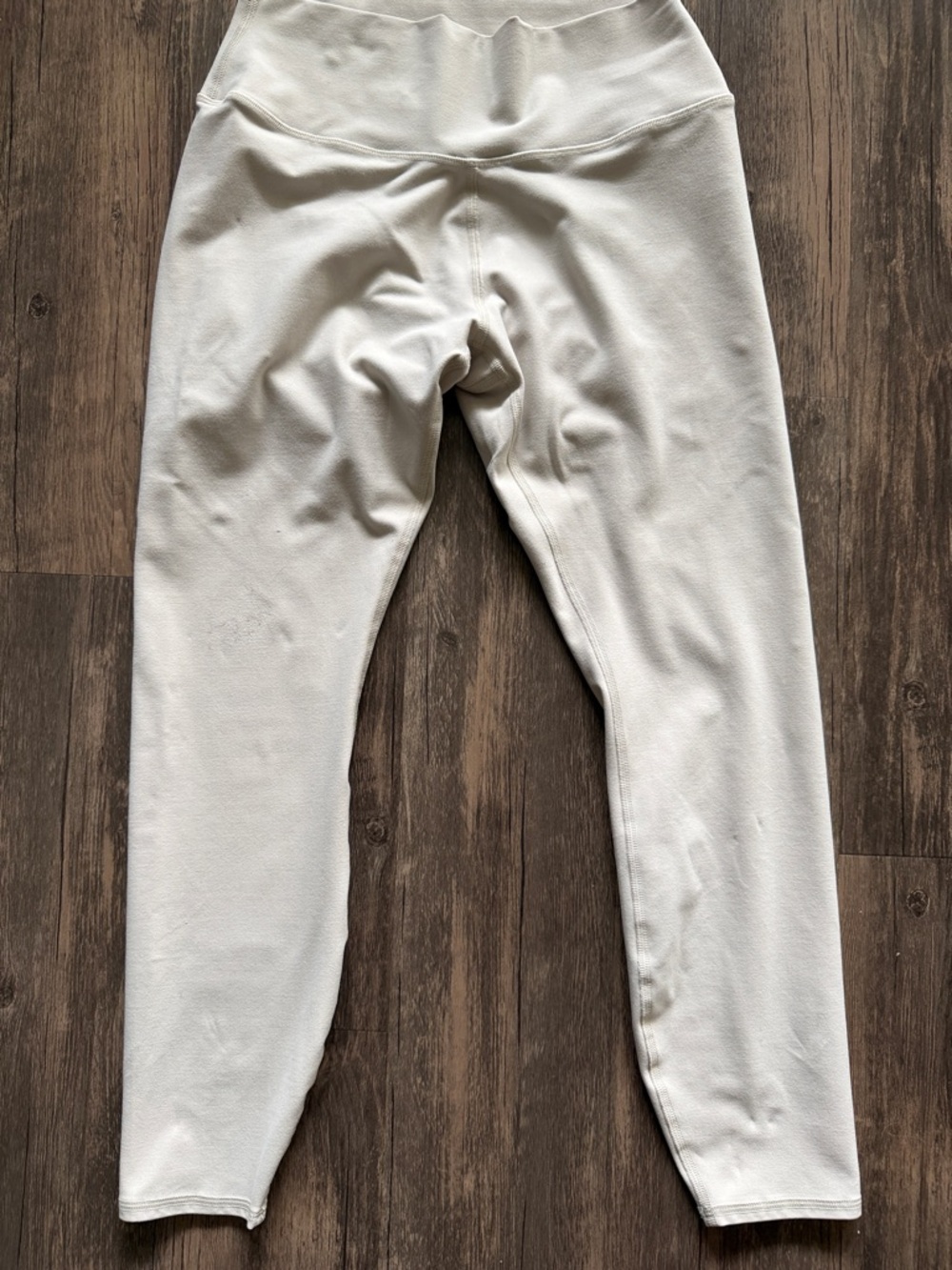 ALO Yoga Cream High-Waist Leggings